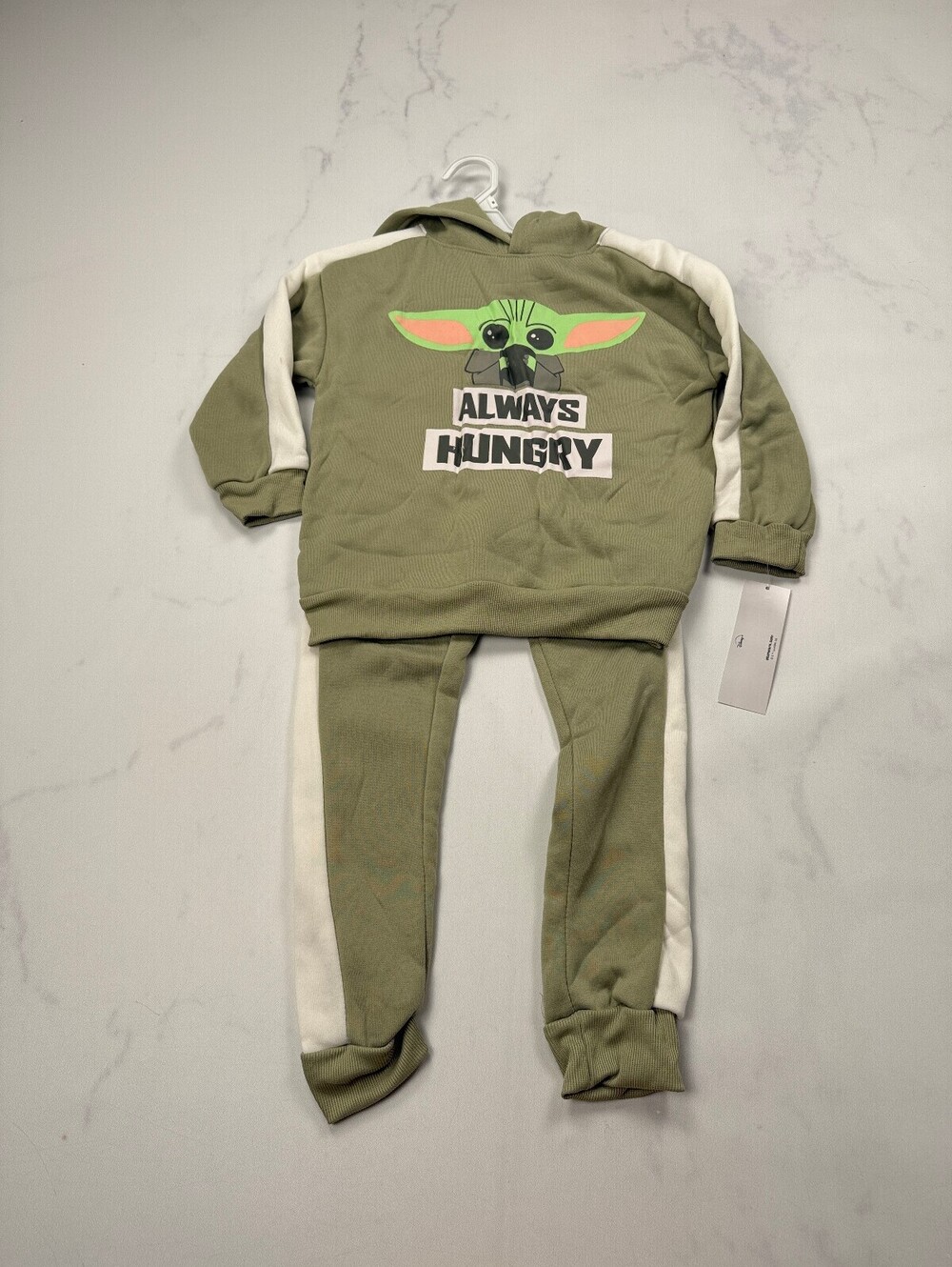 Star Wars Always Joggers & Hoodie Green Modern Streetwear Set - Boys 6